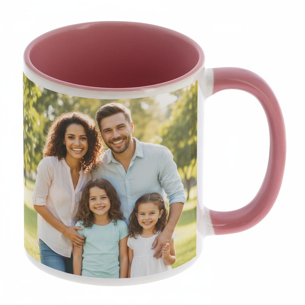 Kubek z nadrukiem rodziny