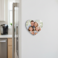 Kühlschrankmagnet in Herzform - personalisiert mit Ihrem Foto