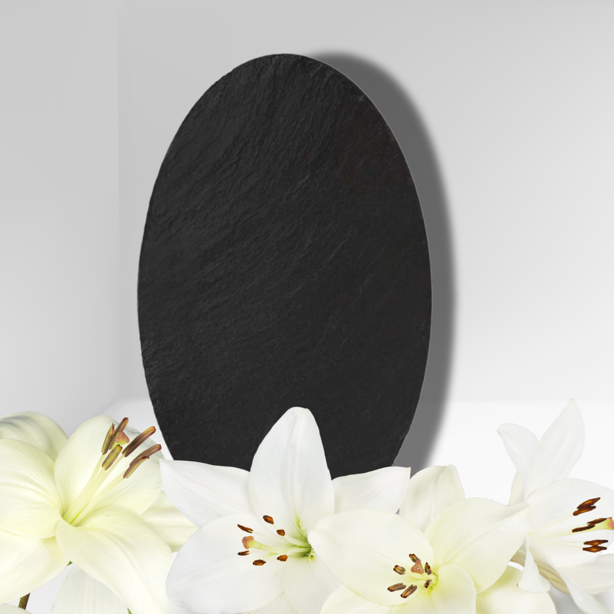 Oval 19x12 mit Gravur