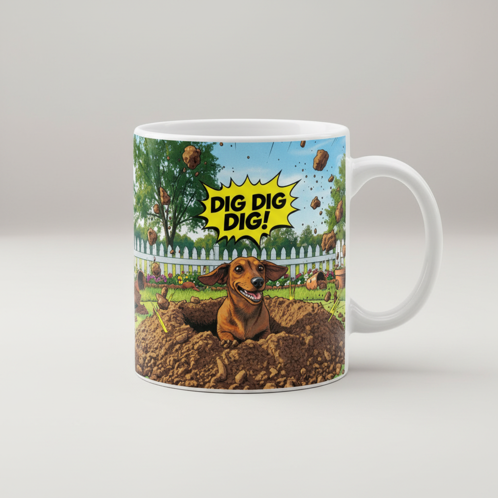 Dackel Tasse 330ml